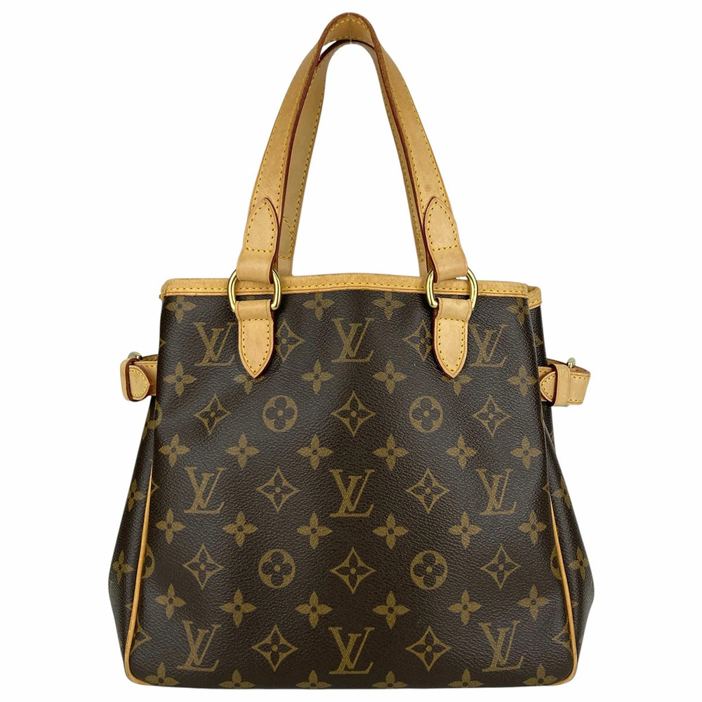 LOUIS VUITTON Batignolles Handbag Tote Bag Monogram Brown